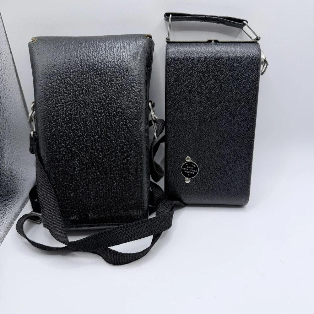 Antique Folding Bellows Camera JIFFY KODAK SIX-20 Clean Clear Glass ART DECO